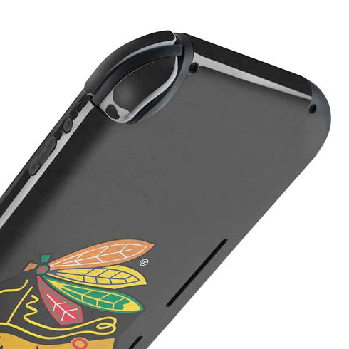 NHL Chicago Blackhawks Distressed Nintendo Switch Lite Skin